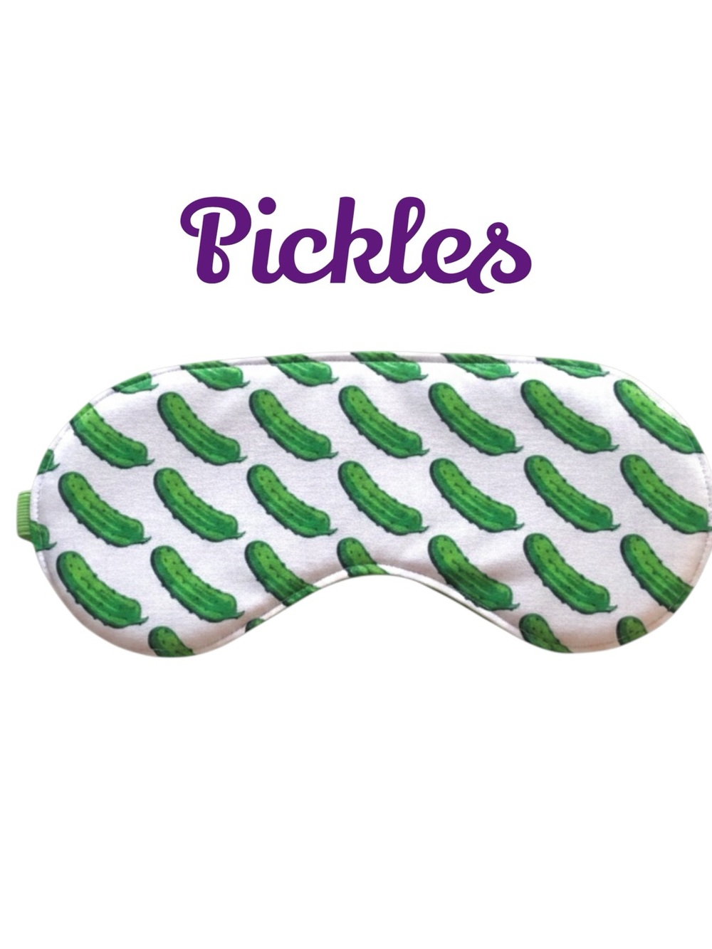Kids Sleep Mask with Pickle Theme